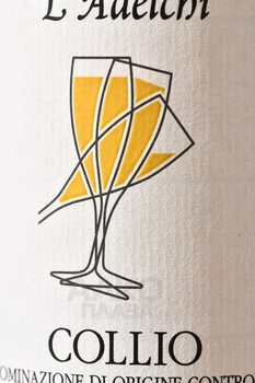 Venica l’Adelchi Collio Ribolla Gialla - вино Веника л’Адельчи Риболла Джиалла Коллио 0.75 л белое сухое