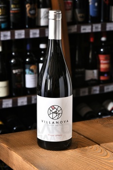 Villanova Pinot Grigio Friuli Isonzo DOC - вино Вилланова Пино Гриджио Фриули Изонцо ДОК 2022 год 0.75 л белое сухое