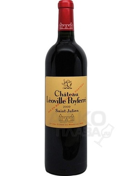 Chateau Leoville Pauferre Grand Cru Classe - вино Сен-Жюльен Шато Леовиль Пуаферре Гран Крю Классе сухое 0.75 л