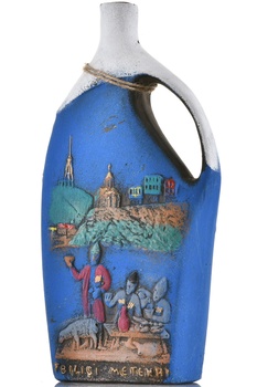 Вино Саперави Джорджиа Кантри Вайнс 0.75 л красное сухое в глиняном кувшине