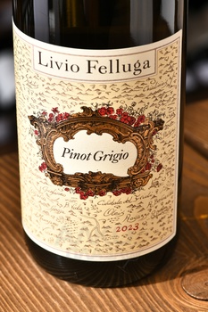 Livio Felluga Pinot Grigio COF DOC - вино Ливио Феллуга Пино Гриджио Коф ДОК 0.75 л белое сухое