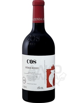 Terre Siciliane COS Pitos Rosso - сухое вино Терре Сичилиане КОС Питос Россо 0.75 л