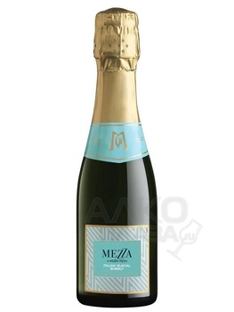 Vigneti delle Dolomiti Mezza di Mezzacorona - игристое сухое вино Вьинети делле Доломити Мецца ди Меццакорона 0.187 л