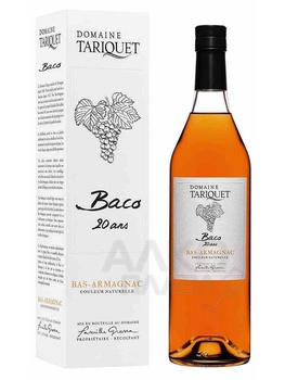 Domaine Tariquet Baco 20 ans - арманьяк Домэн Тарике Бако 20 лет 0.7 л в п/у 