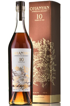 Коньяк Оганян 10 лет 0.7 л в п/у