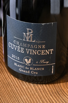 Paul Louis Martin Cuvee Vincent Vintage - шампанское Поль Луи Мартэн Кюве Винсэн Винтаж 2015 год 0.75 л белое экстра брют в п/у