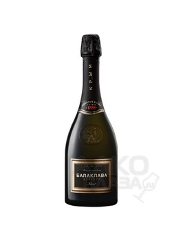 Игристое вино Балаклава Брют Резерв Крым ЗГУ 0.75 л белое выдержанное