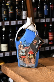 Вино Саперави Джорджиа Кантри Вайнс 0.75 л красное сухое в глиняном кувшине