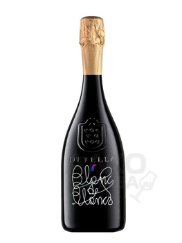 Otella Blanc de Blancs brut - игристое вино Оттелла Блан де Блан брют 0.75 л