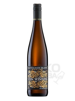 Von Winning Sauvignon Blanc Black Label - вино Фон Виннинг Совиньон Блан Блэк Лейбл 0.75 л белое полусухое