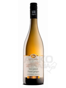 Klet Brda Goriska Brda Pinot Grigio - вино Клет Брда Пино Гриджио 0.75 л белое полусухое