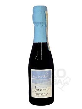 La Tordera Saomi Brut - игристое вино брют Просекко Тревизо Ла Тордера Саоми Брют 0.2 л