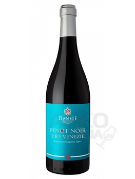 Danese Pinot Noir Trevenezie IGT - вино Данезе Пино Нуар Тревенецие 0.75 л красное полусухое