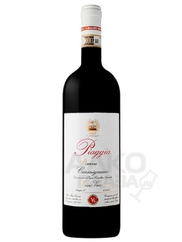 Piaggia Riserva Carmignano DOCG - вино Пьяджа Ризерва Карминьяно 0.75 л красное сухое