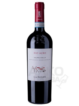 Ca’Rugate Rio Albo Valpolicella DOC - вино Ка’Ругате Рио Альбо 0.75 л красное сухое