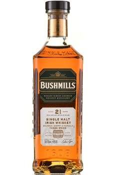 Bushmills Cask Reserve 21 Years Old - виски Бушмилз Каск Резерв 21 год 0.7 л в п/у