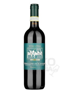 Morelino di Scansano Fattoria le Pupille Reserva - сухое вино Морелино ди Скансано Фаттория ле Пупилле Ризерва сухое 0.75 л
