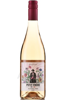 Petit Frere Rose - вино безалкогольное Пти Фрер Розе 0.75 л розовое