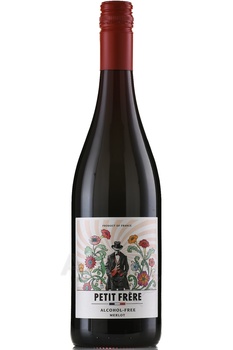 Petit Frere Merlot - вино безалкогольное Пти Фрер Мерло 0.75 л красное