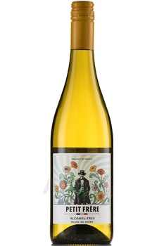 Petit Frere Blanc de Noirs - вино безалкогольное Пти Фрер Блан де Нуар 0.75 л белое