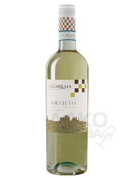 Orvieto Classico La Carraia - вино Орвьето Классико Ла Каррайя сухое 0.75 л
