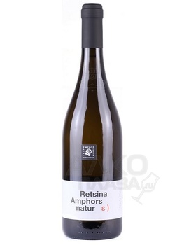 Recina Amfore Natur. Tetramitos - вино Рецина Амфорэ Натур Тетрамитос сухое 0.75 л