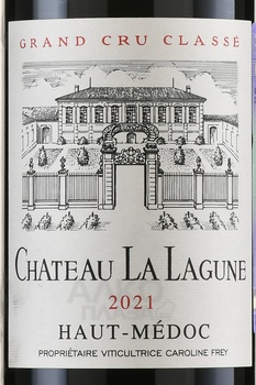 Chateau La Lagune Grand Cru Classe Haut Medoc - вино Шато Ля Лягюн Гран Крю Классе О Медок 2021 год 0.75 л красное сухое
