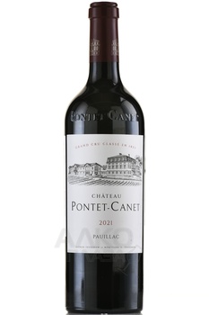 Chateau Pontet-Canet Grand Cru Classe Pauillac - вино Шато Понте-Кане Гран Крю Классе Пойяк 2021 год 0.75 л красное сухое