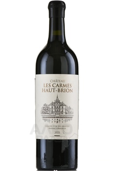 Chateau les Carmes Haut-Brion Pessac-Leognan - вино Шато ле Карм О-Брион Пессак-Леон 2021 год 0.75 л красное сухое