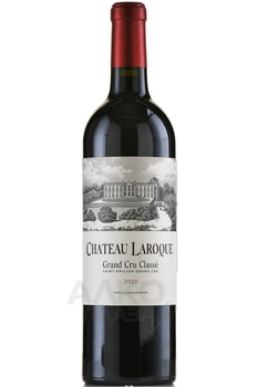 Chateau Laroque Saint Emilion Grand Cru Classe - вино Шато Ларок Гран Крю Классе Сент-Эмильон 2021 год 0.75 л красное сухое