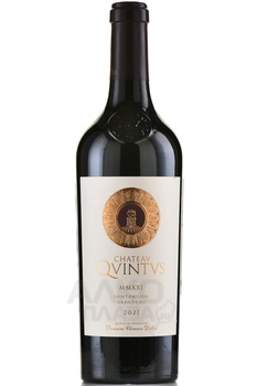 Chateau Quintus Saint-Emilion Grand Cru - вино Шато Кинтюс Гран Крю Сент-Эмильон 2021 год 0.75 л красное сухое