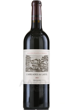 Carruades de Lafite Pauillac - вино Каррюад де Лафит Пойяк 2021 год 0.75 л красное сухое