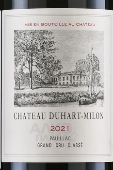 Chateau Duhart-Milon Rothschild Pauillac Grand Cru AOC - вино Шато Дуар-Милон 0.75 л красное сухое