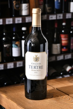 Chateau du Tertre Grand Cru Classe Margaux AOC - вино Шато Дю Тертр Гран Крю Классе АОС Марго 0.75 л красное сухое