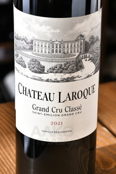Chateau Laroque Saint Emilion Grand Cru Classe - вино Шато Ларок Гран Крю Классе Сент-Эмильон 2021 год 0.75 л красное сухое
