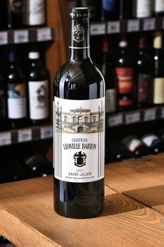 Chateau Leoville Barton Cru Classe Saint Julien - вино Шато Леовиль Бартон Крю Классе Сен Жюльен 2021 год 0.75 л красное сухое